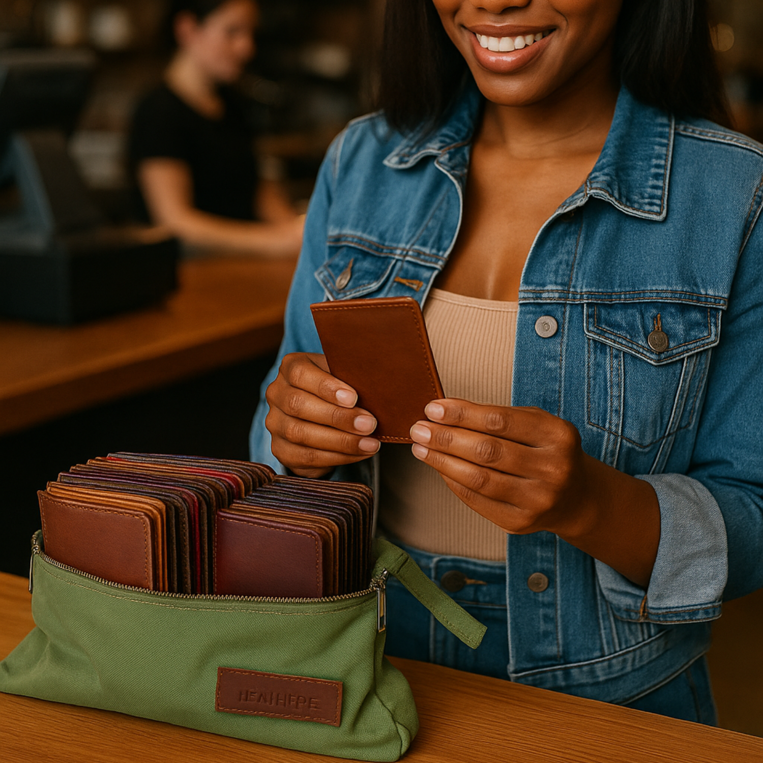 Premium Leather Card Holder Gift Set – 20-Piece Collection by LEATHERE