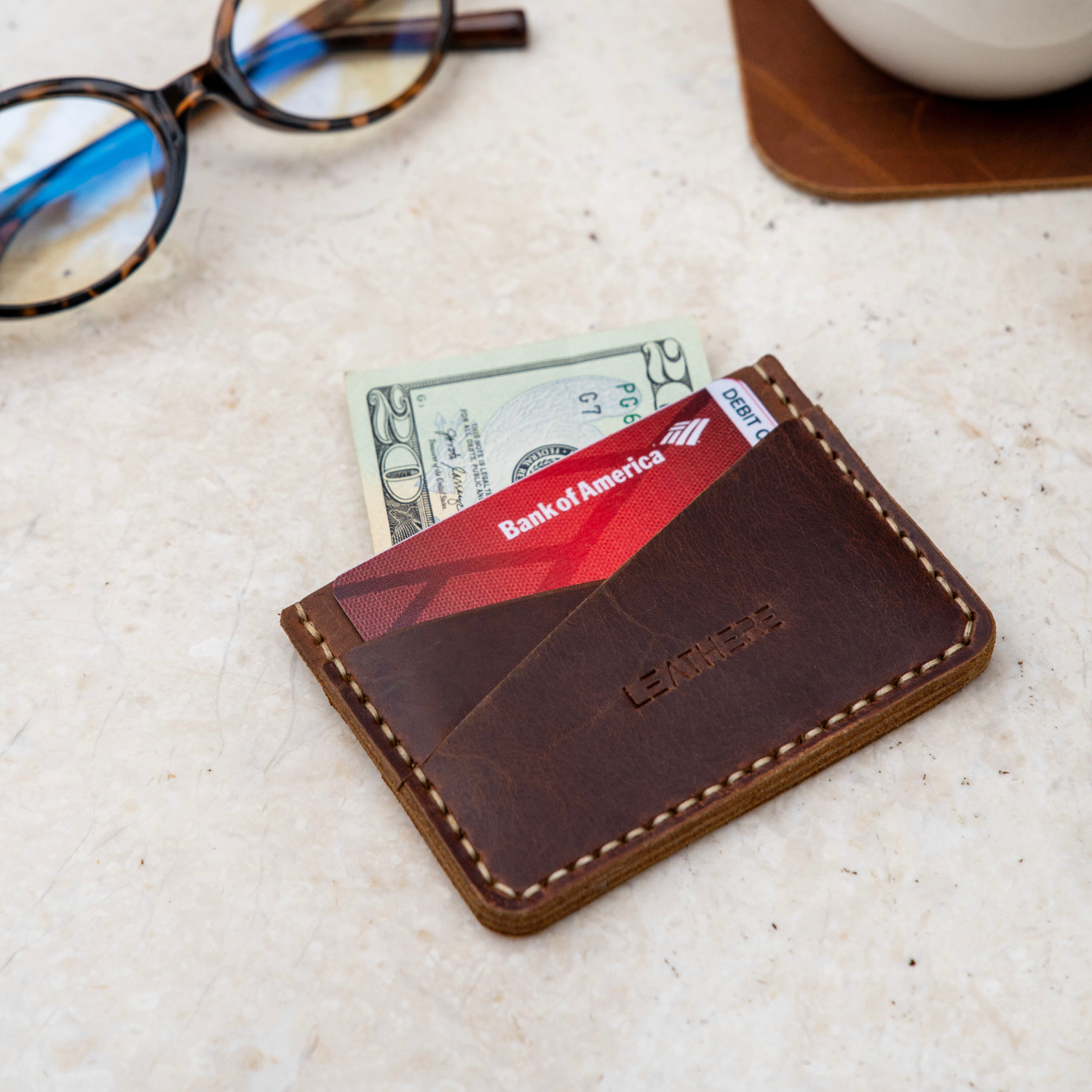 Tribeca Slim Leather Card Holder