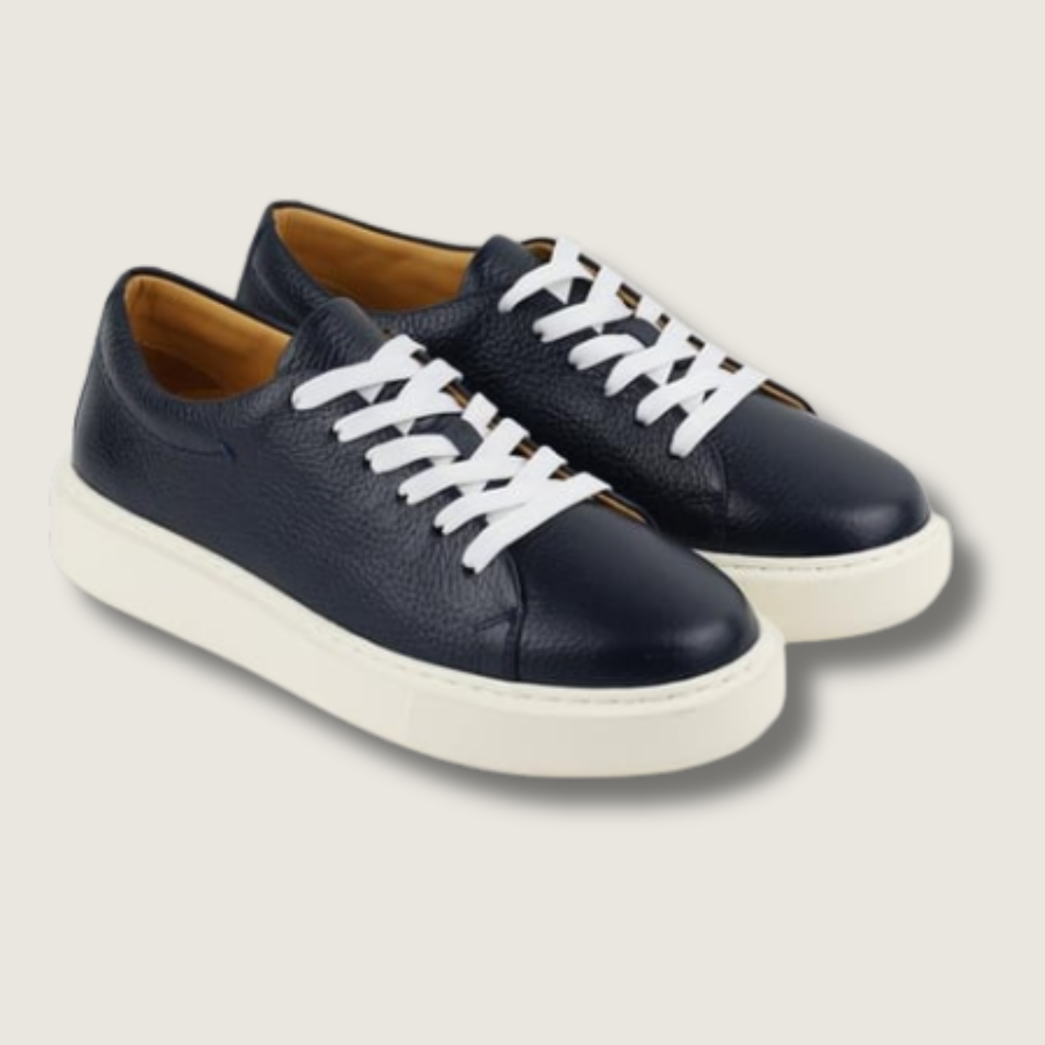 Leathere Signature Sneaker - Navy Blue - SoHo