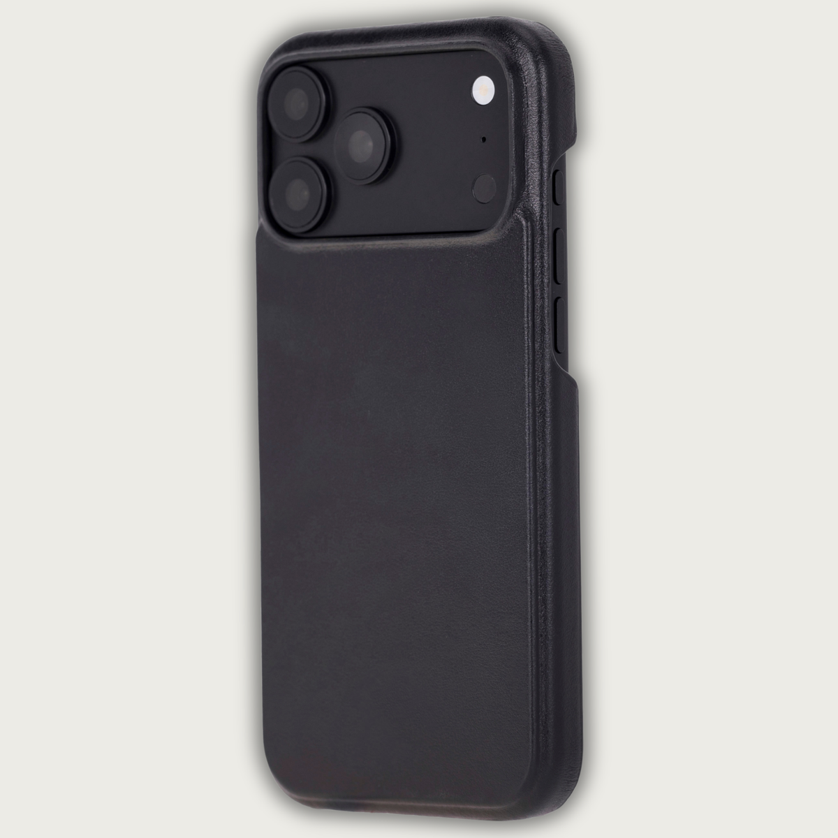 Charleston Black Leather MagSafe Case for iPhone 18 Pro Max