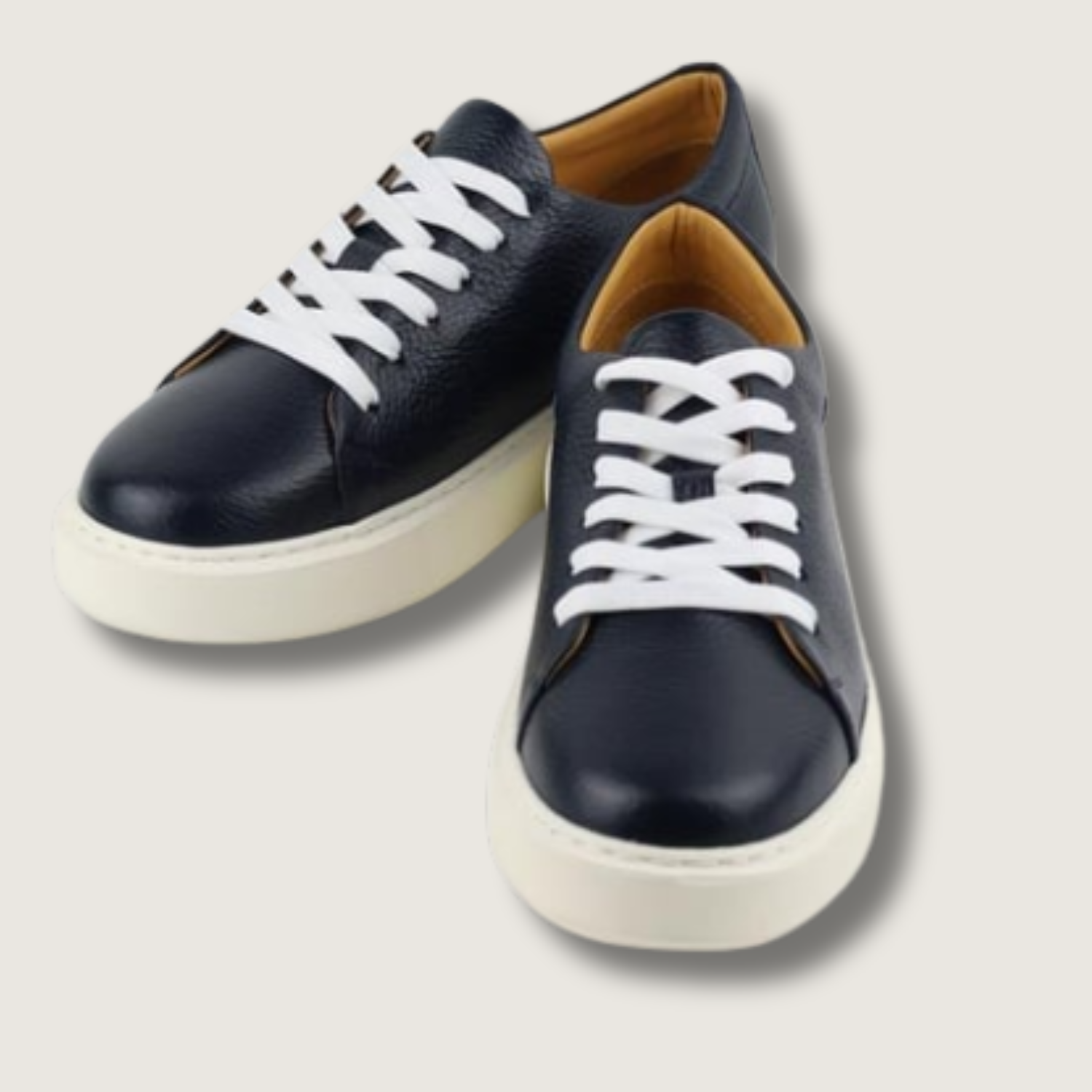 Leathere Signature Sneaker - Navy Blue - SoHo