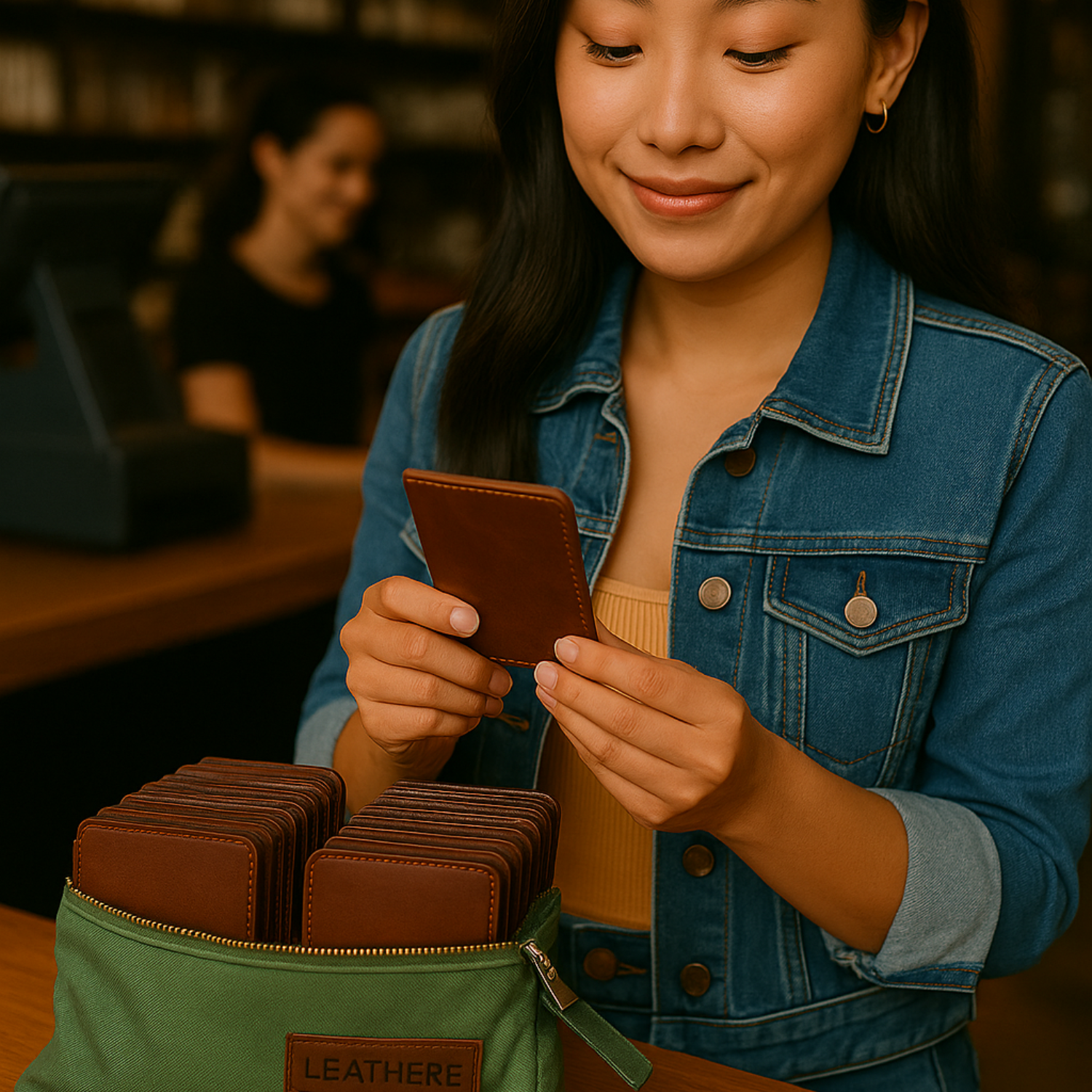 Premium Leather Card Holder Gift Set – 20-Piece Collection by LEATHERE