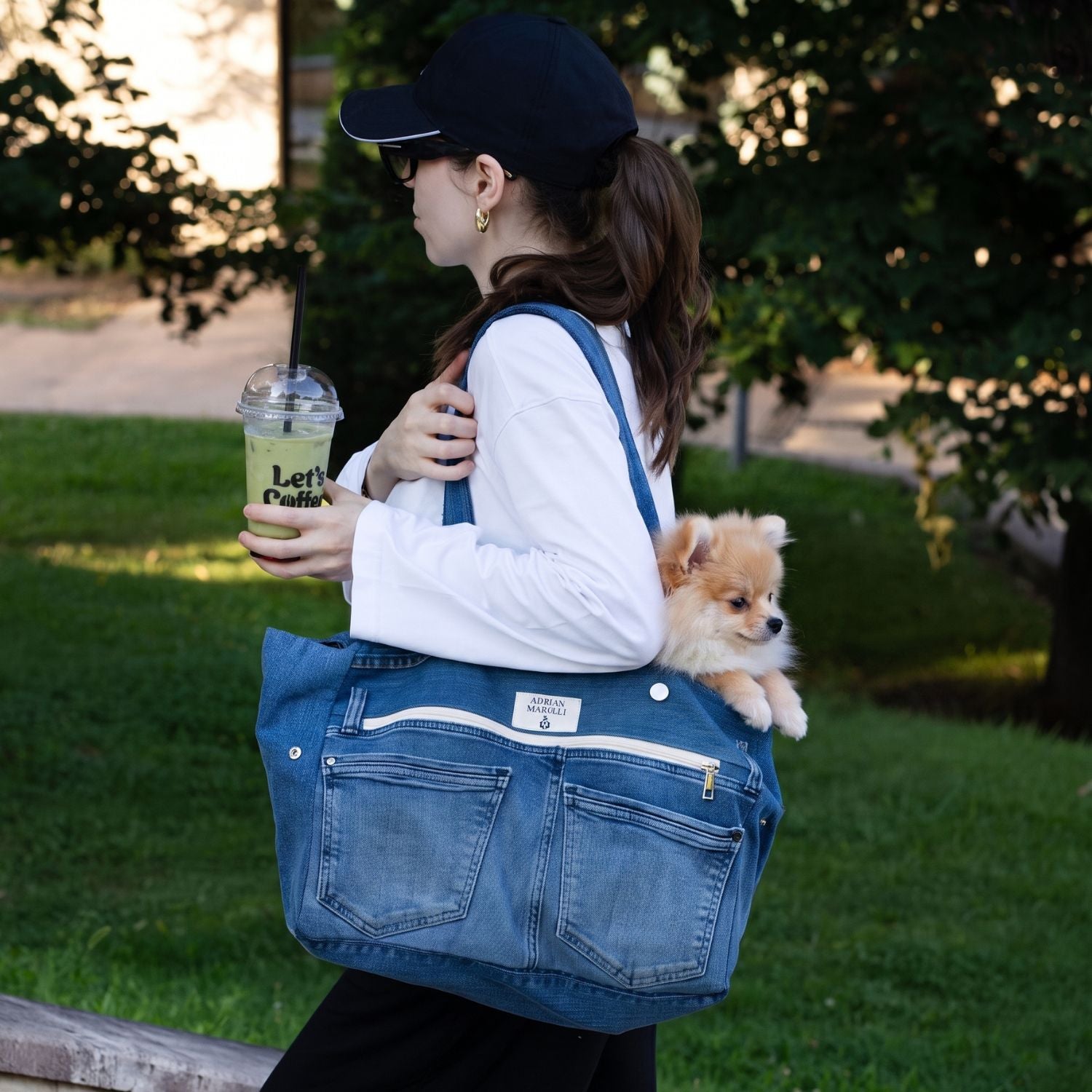 Brooklyn Heritage Upcycled Denim Pet Carrier – Indigo
