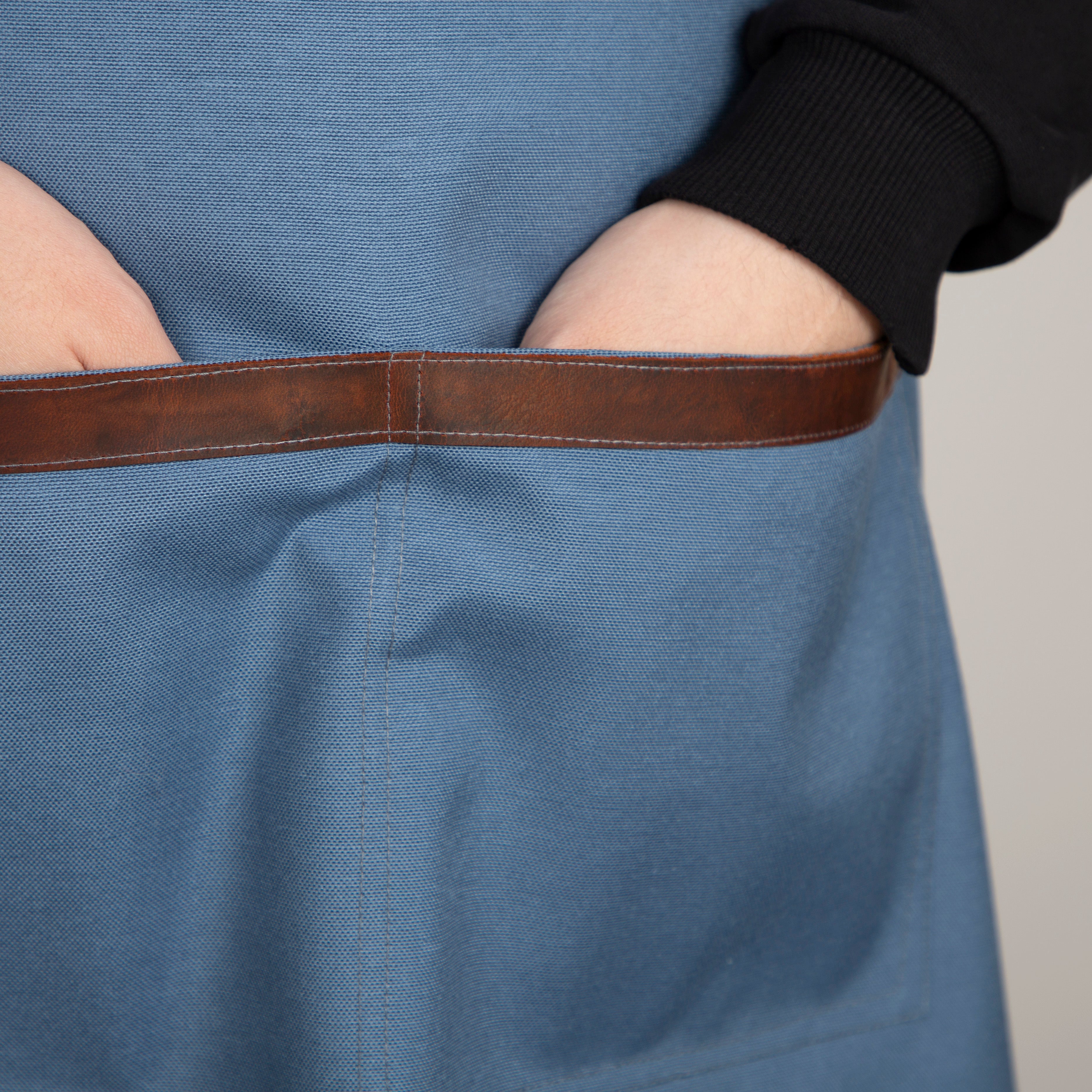 Durable Canvas Work Apron - Steel Blue - Provence