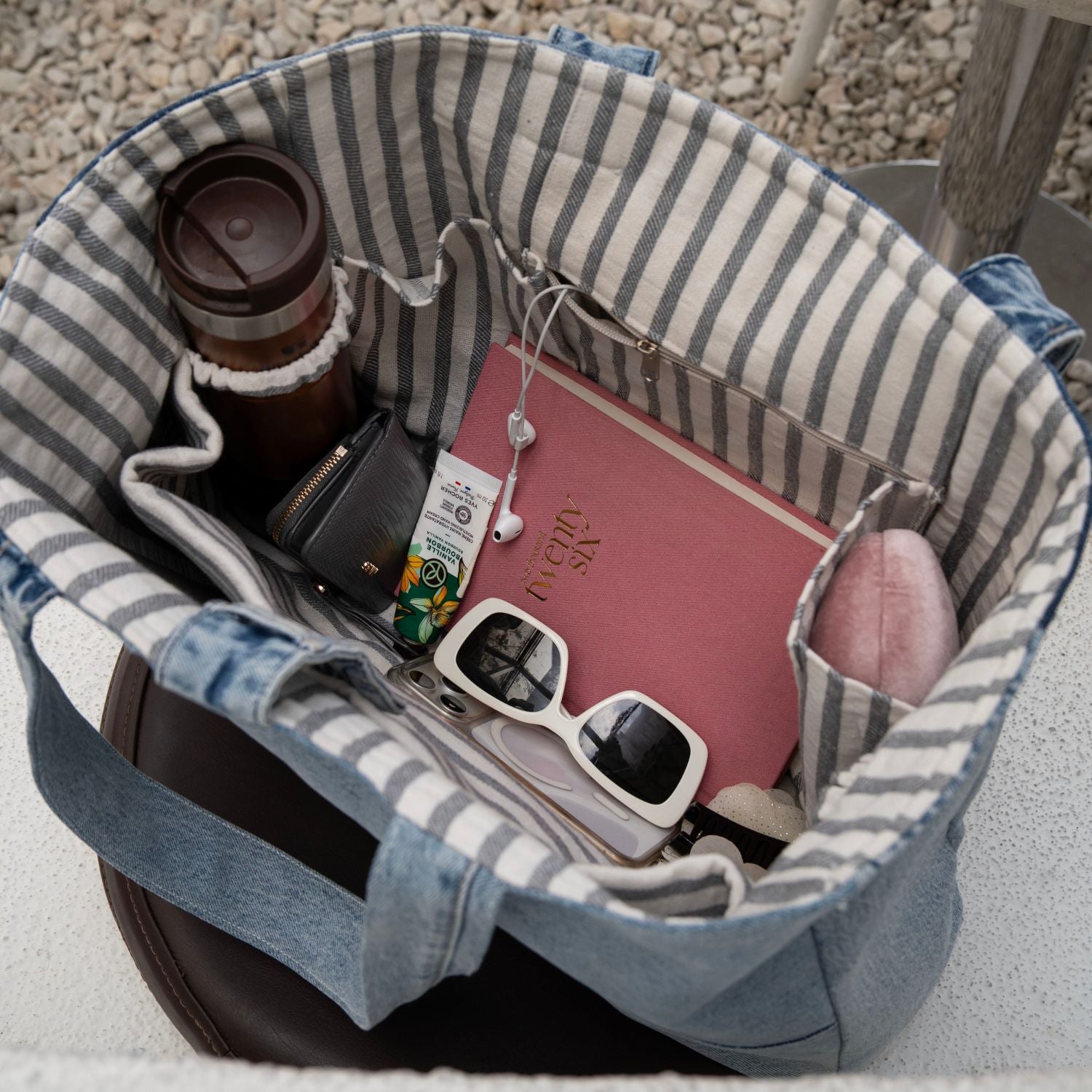 Brooklyn Heritage Tote / Upcycled Denim