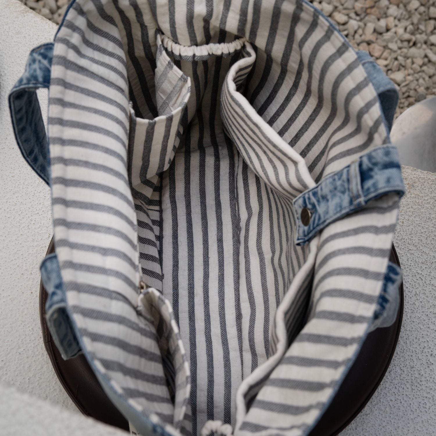 Brooklyn Heritage Tote / Upcycled Denim
