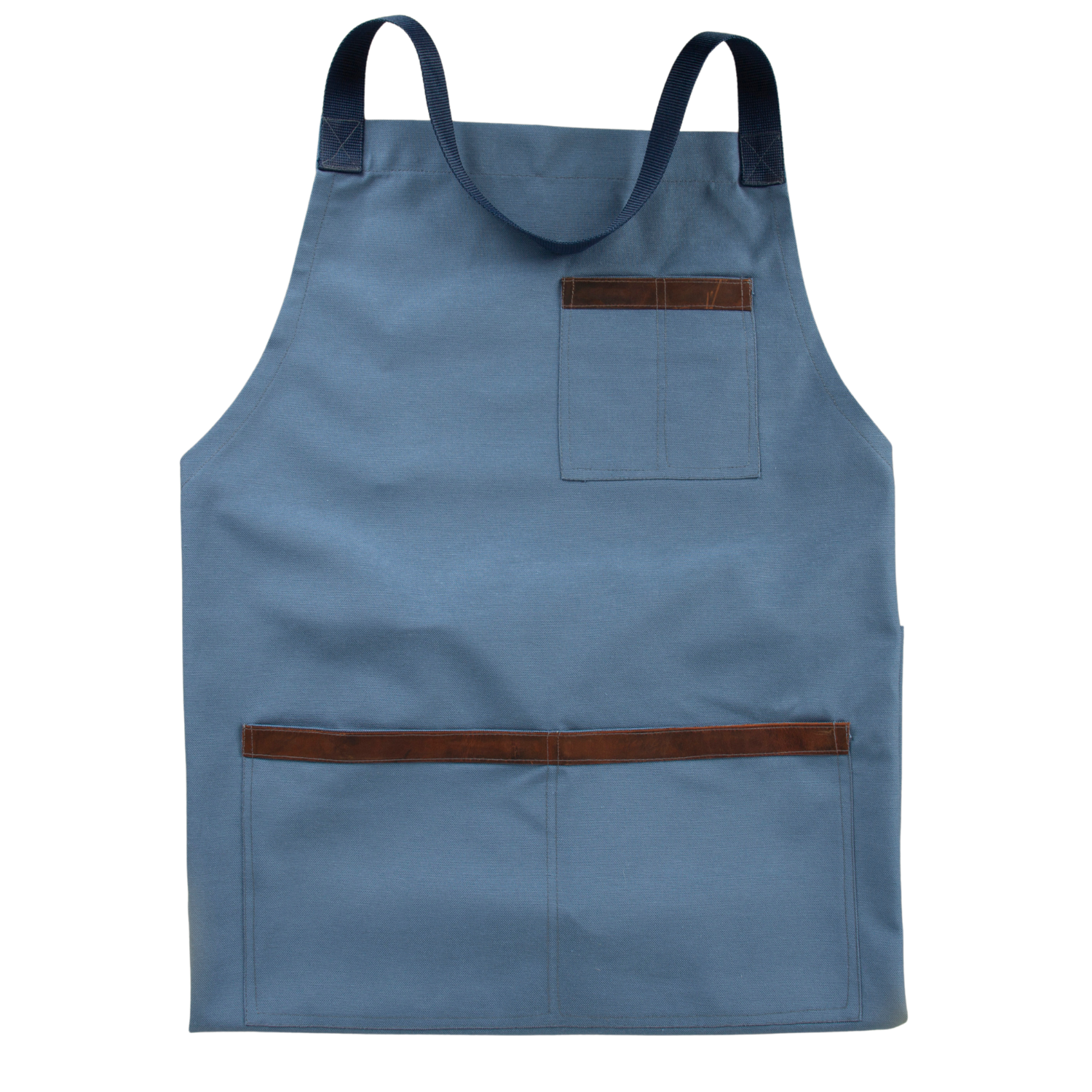 Durable Canvas Work Apron - Steel Blue - Provence