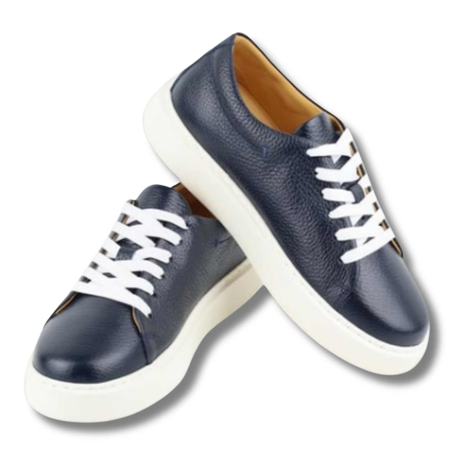 Leathere Signature Sneaker - Navy Blue - SoHo