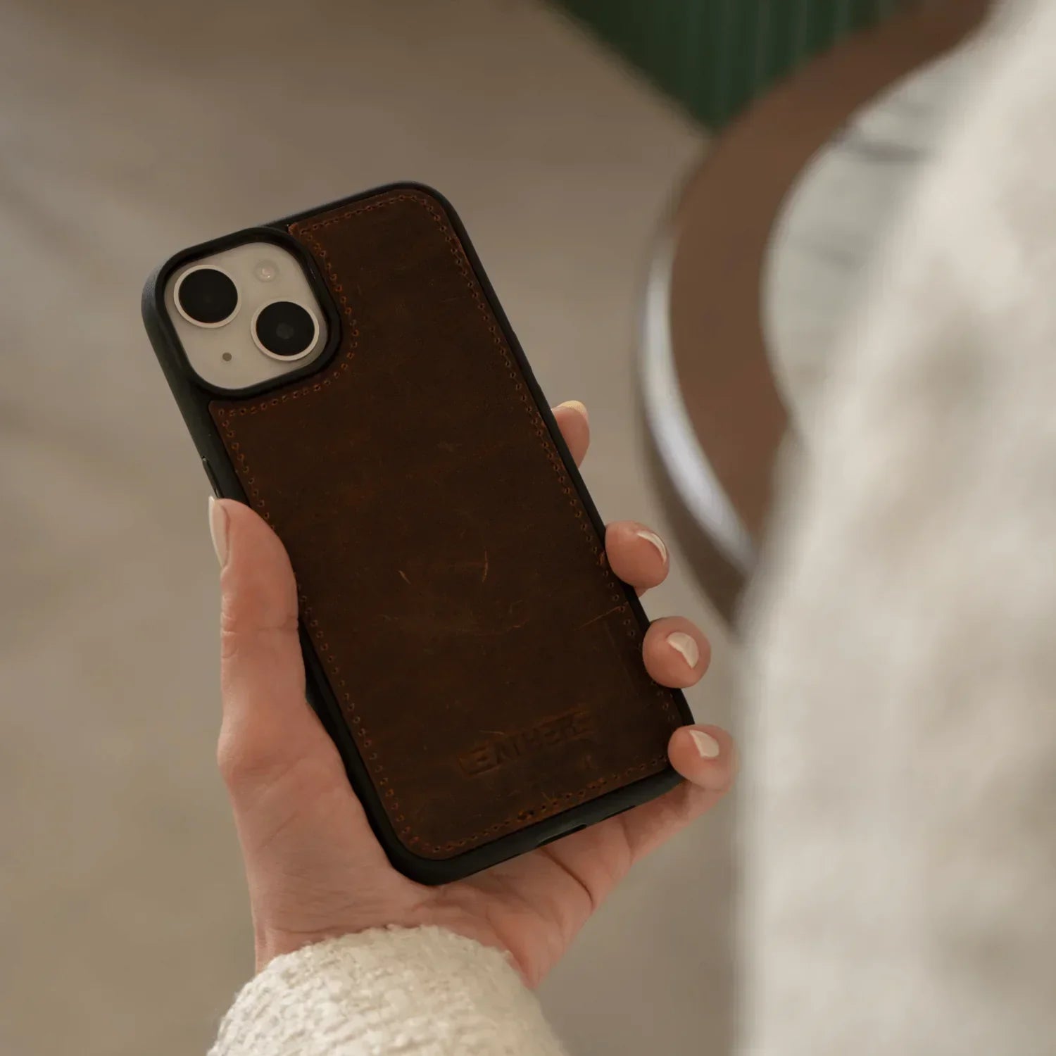 Pink Leather iPhone 16 Series Wallet Case - LEATHERE