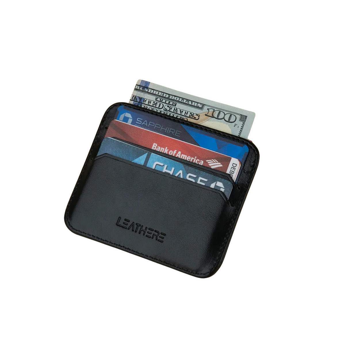 ☆LEMASQUE☆ Dow Flat Business Card Holder Wallet Black L088 9ce1a2c9-5cda-488f-8d4a-