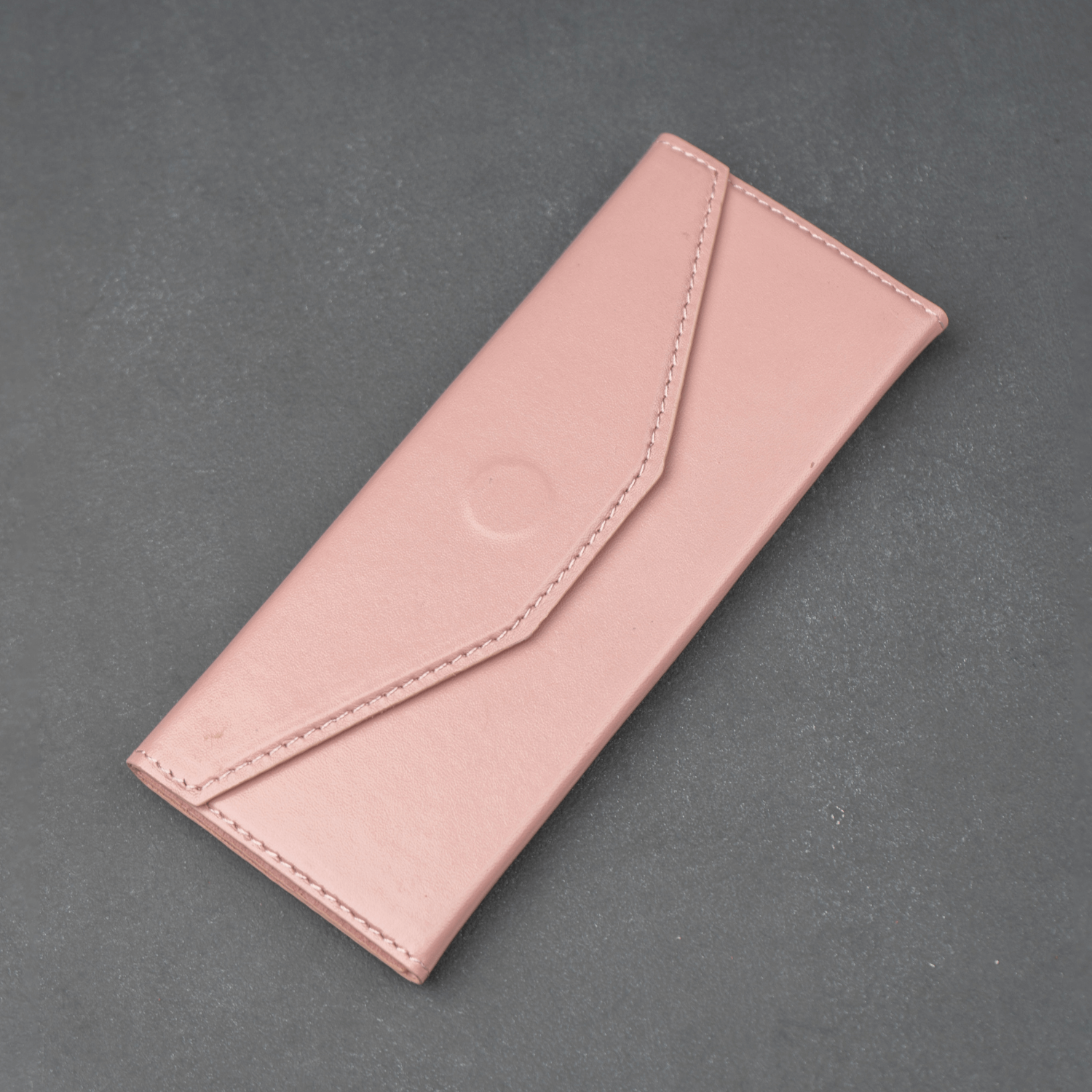 Pink Leather Sunglasses Case - LEATHEREE