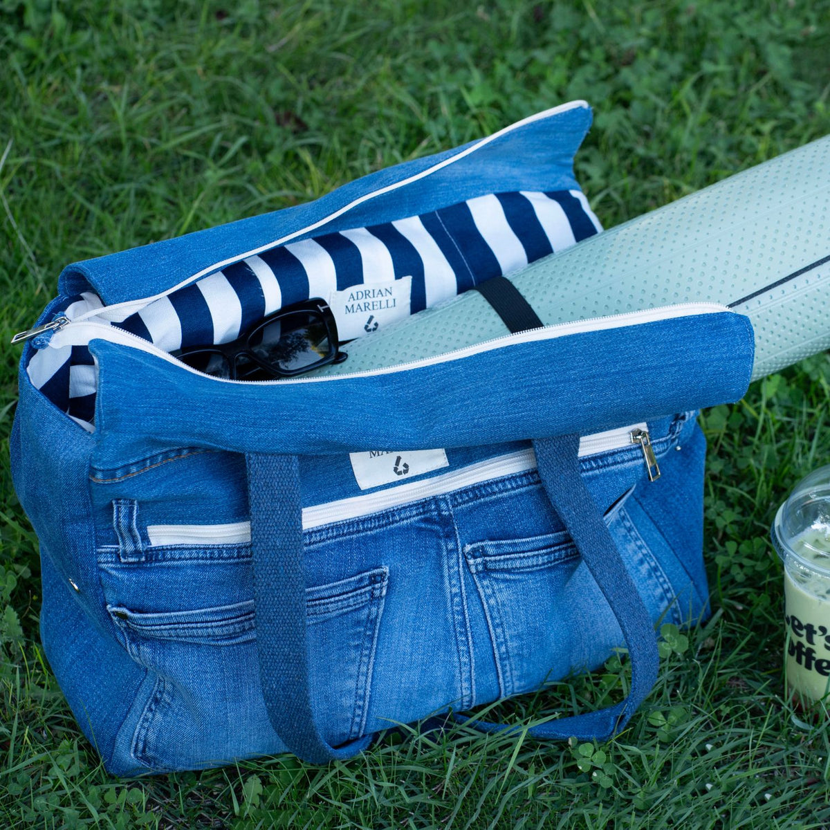 Brooklyn Heritage Upcycled Denim Pet Carrier – Indigo