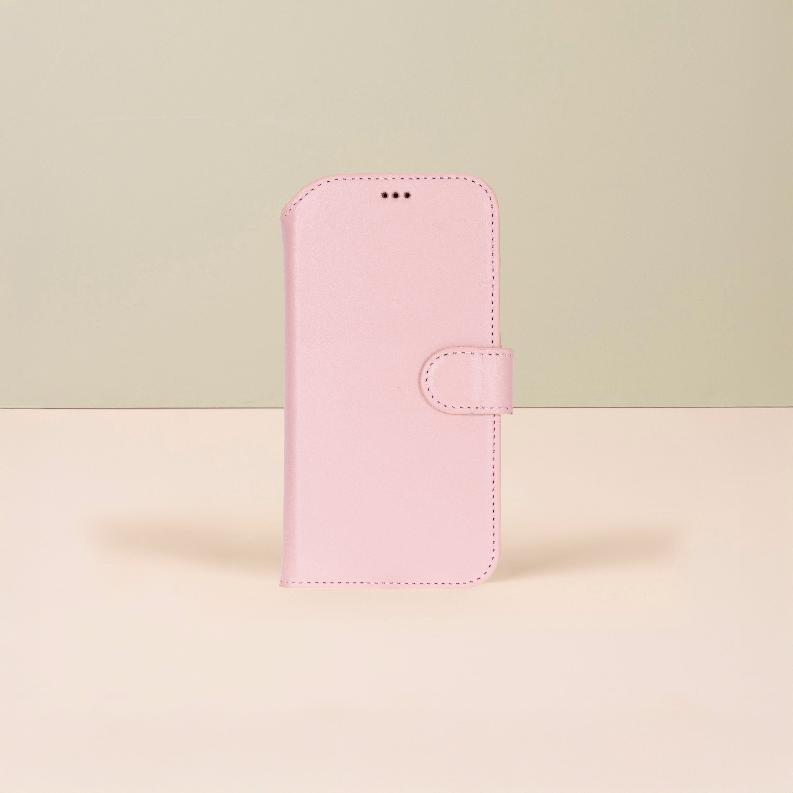 Premium Leather iPhone Air Wallet Case – Pink - Austin