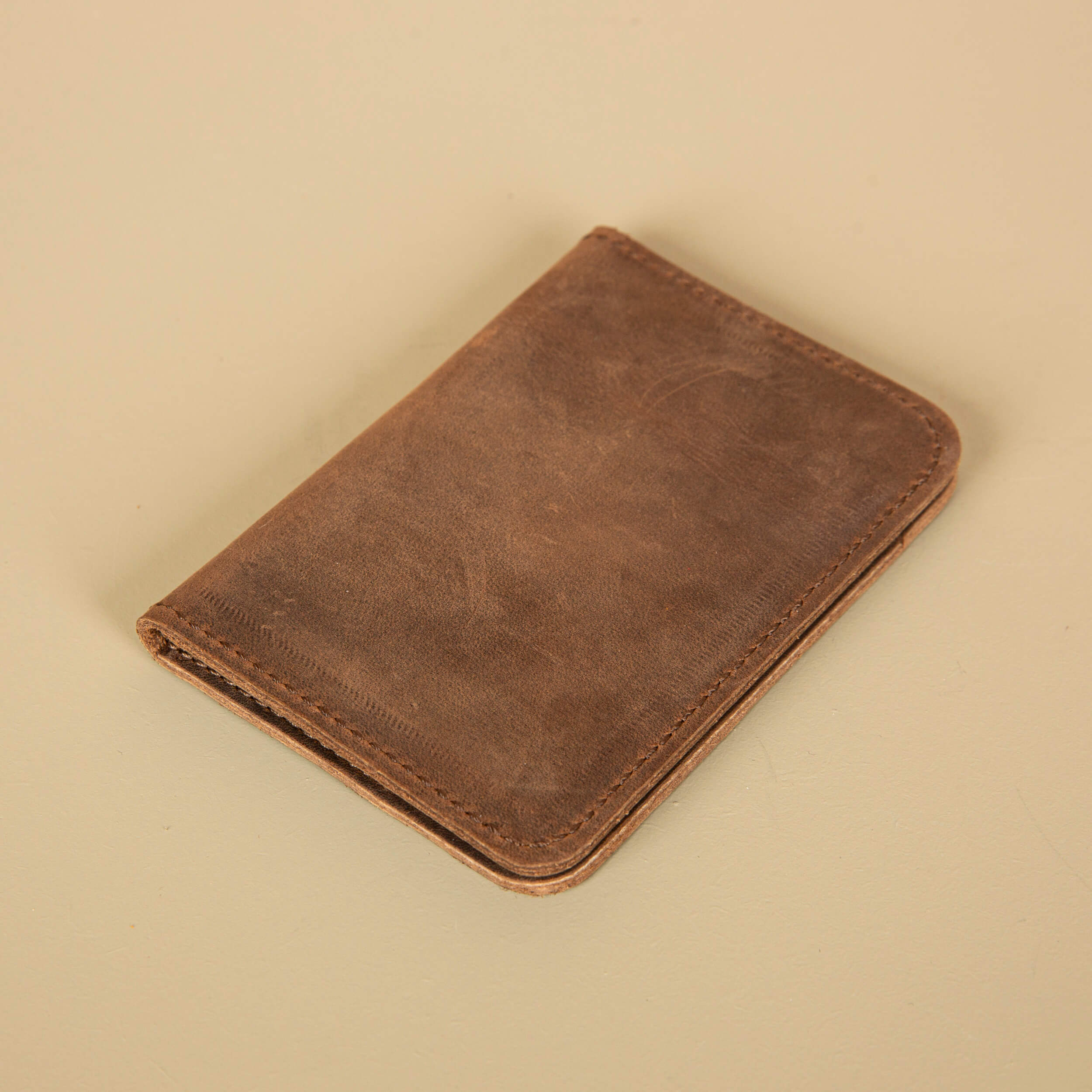 Classic Leather Cardholder Wallet - Earthy Brown - Berkeley