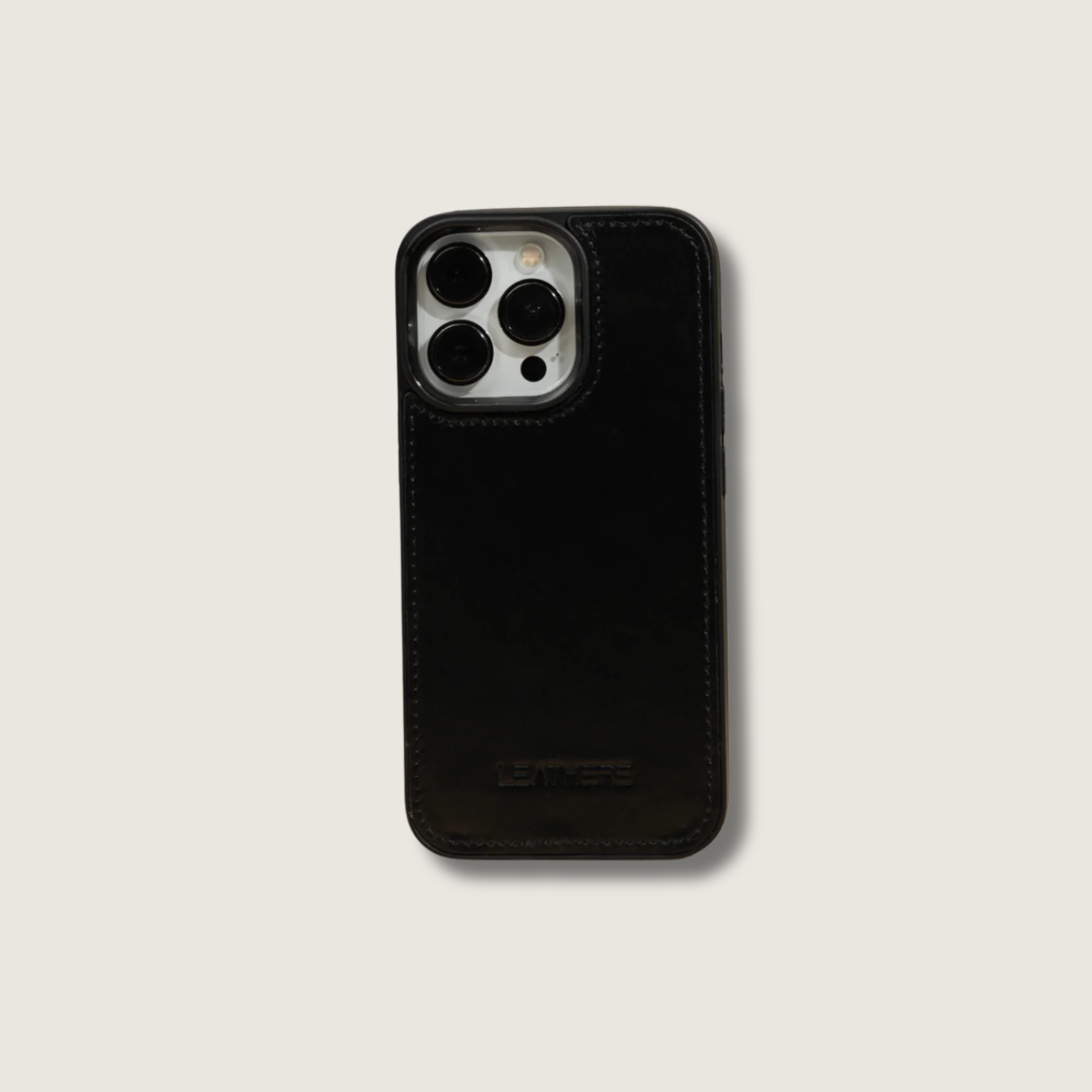 iPhone 17 Series Black Leather Case - Austin (pre-order)