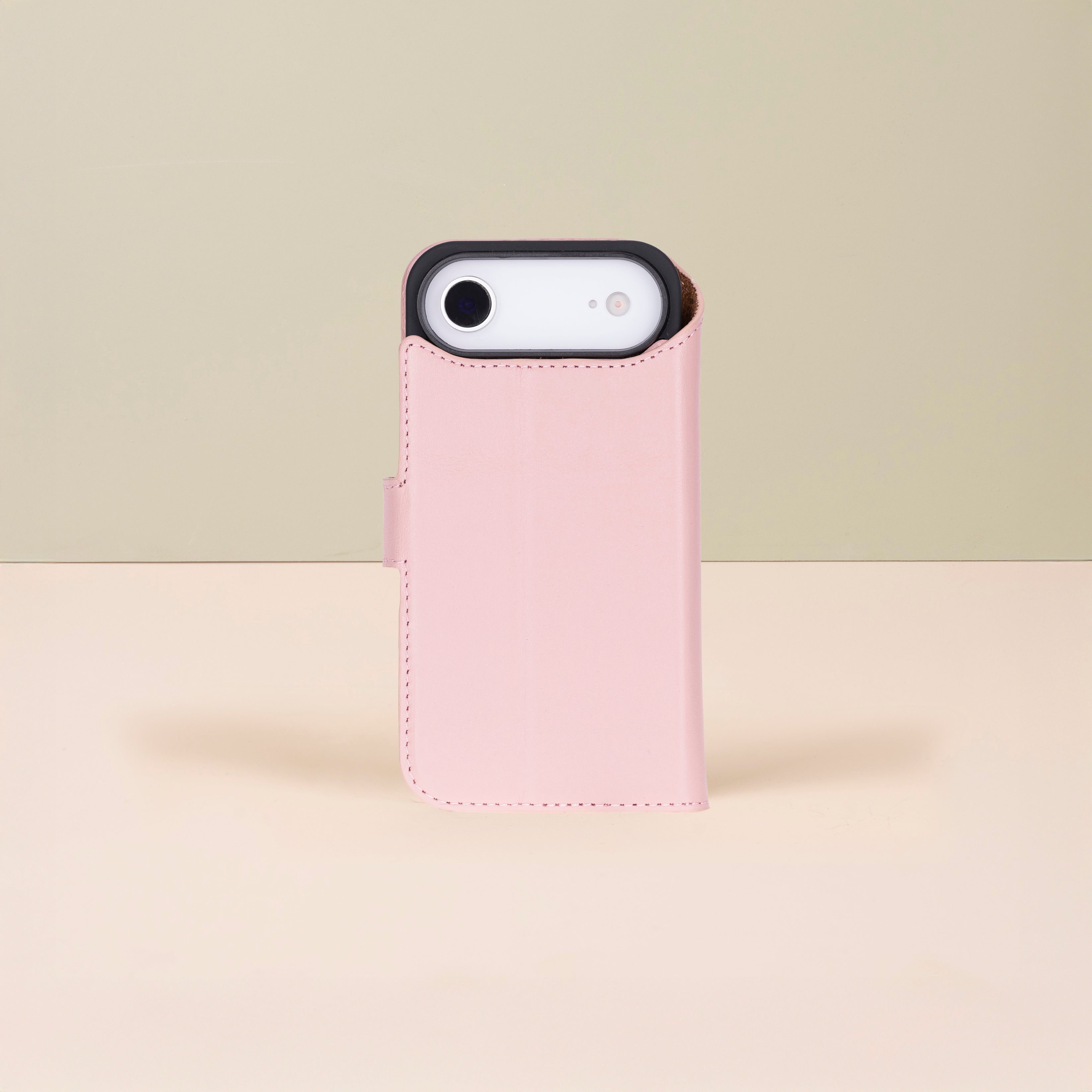 Premium Leather iPhone Air Wallet Case – Pink - Austin