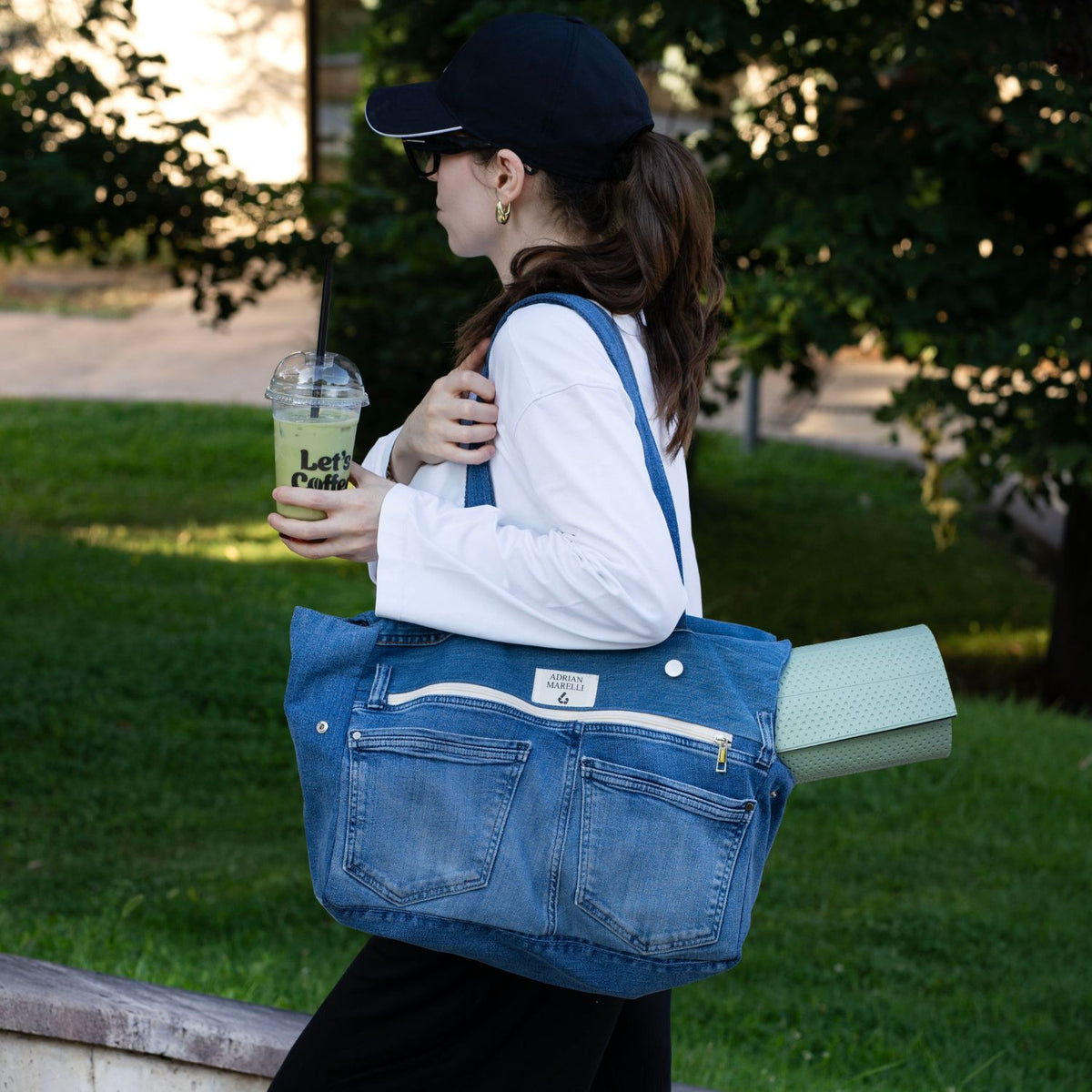 Brooklyn Heritage Upcycled Denim Pet Carrier – Indigo