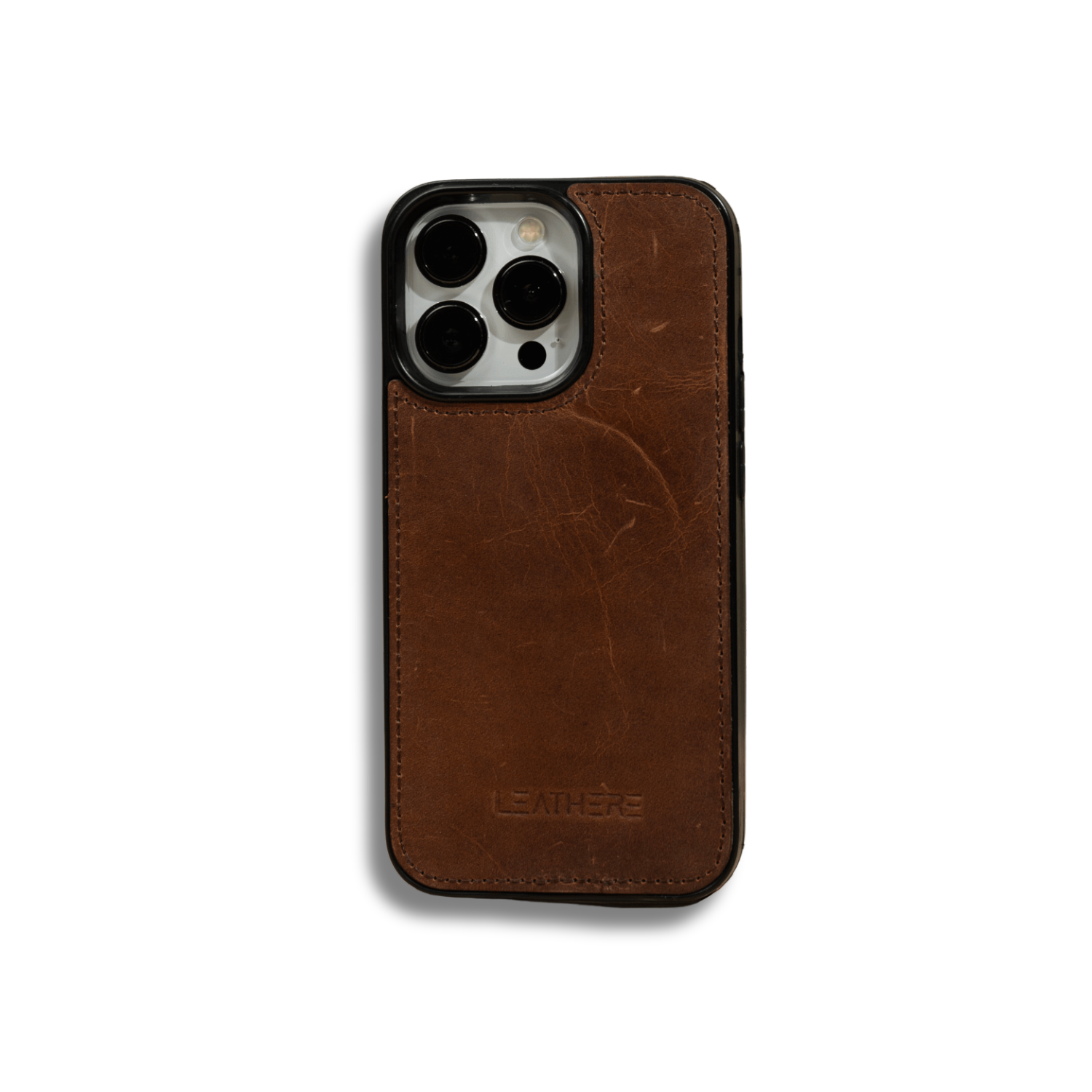 iPhone 17 Series Dark Brown Leather Case - Austin (pre-order)