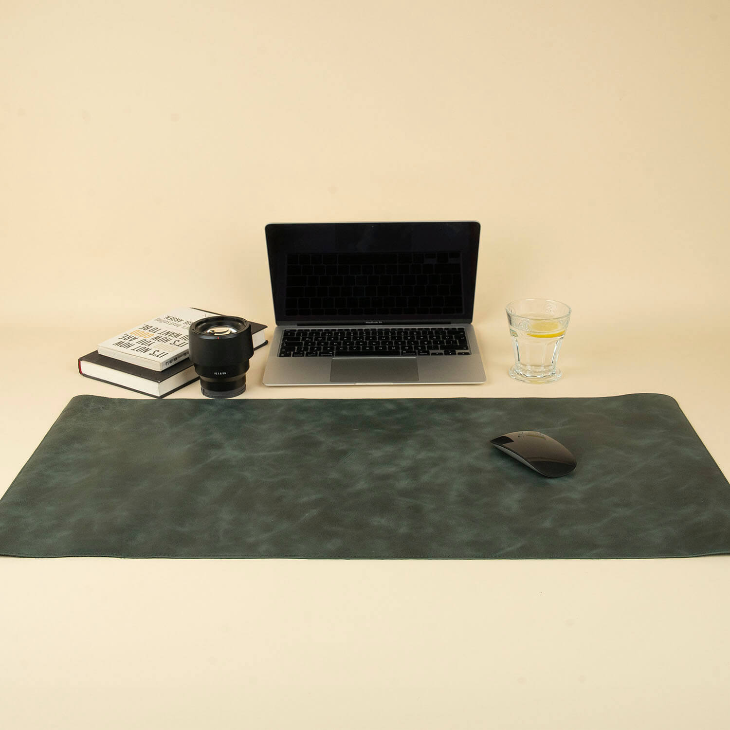 Luxurious Leather Desk Mat - Green - Tampa