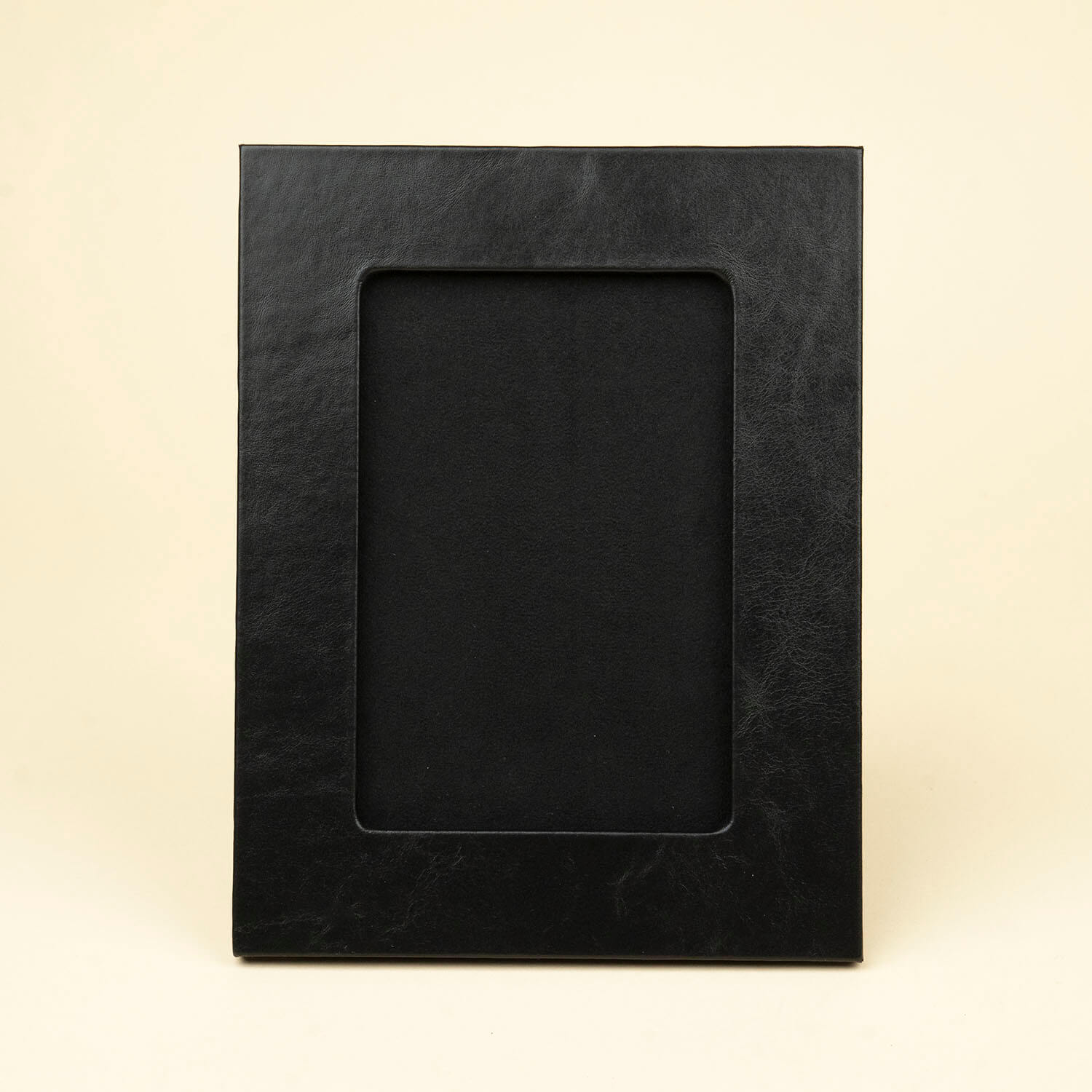 Luxury Leather Photo Frame - Black - Allentown