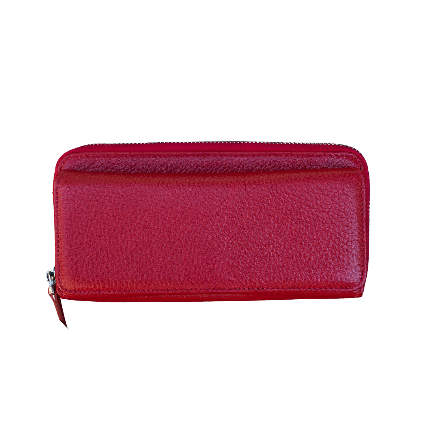 Premium Multi-Card Leather Wallet - Red - Surprise