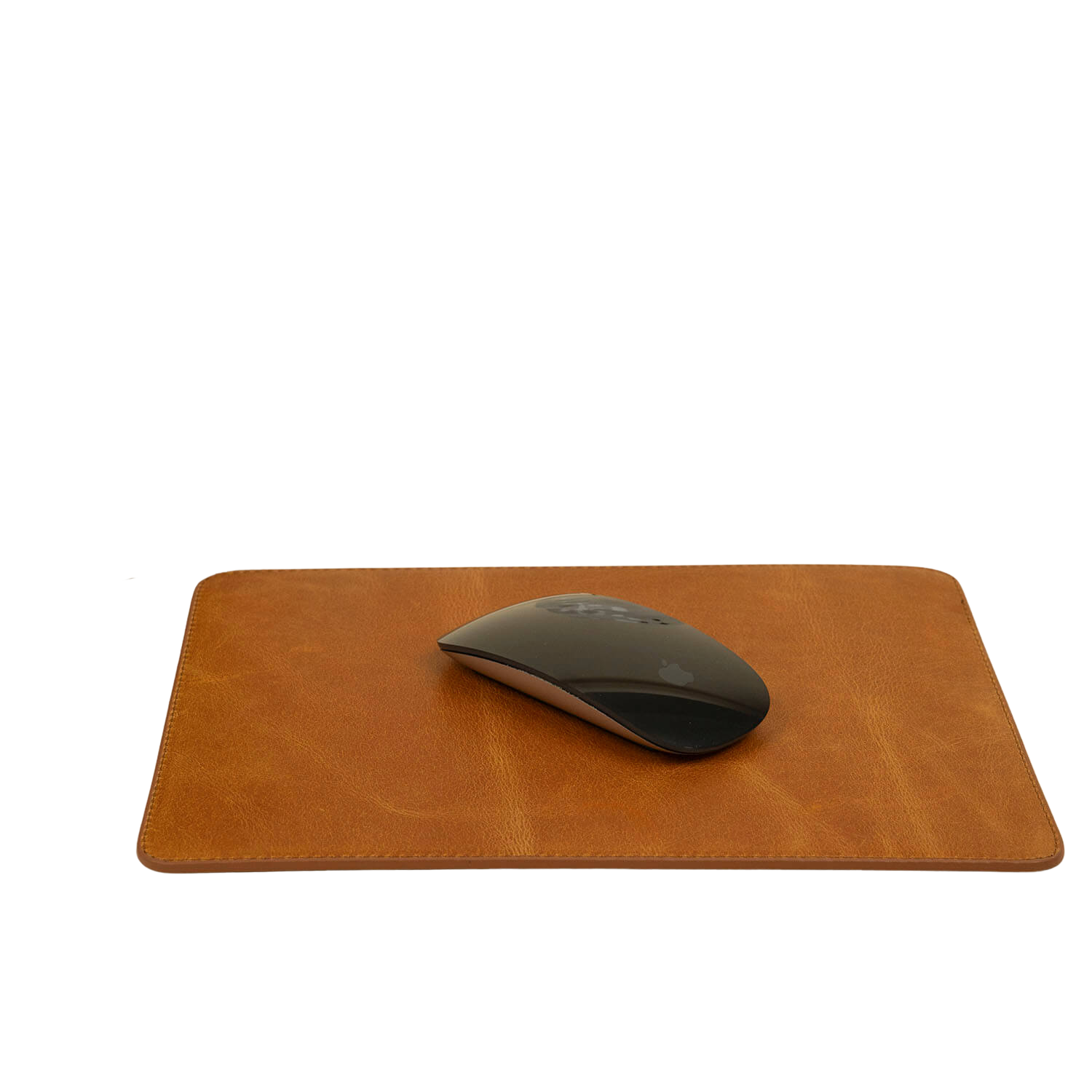 Premium Leather Mouse Pad – Handcrafted Excellence - Brown - Omaha