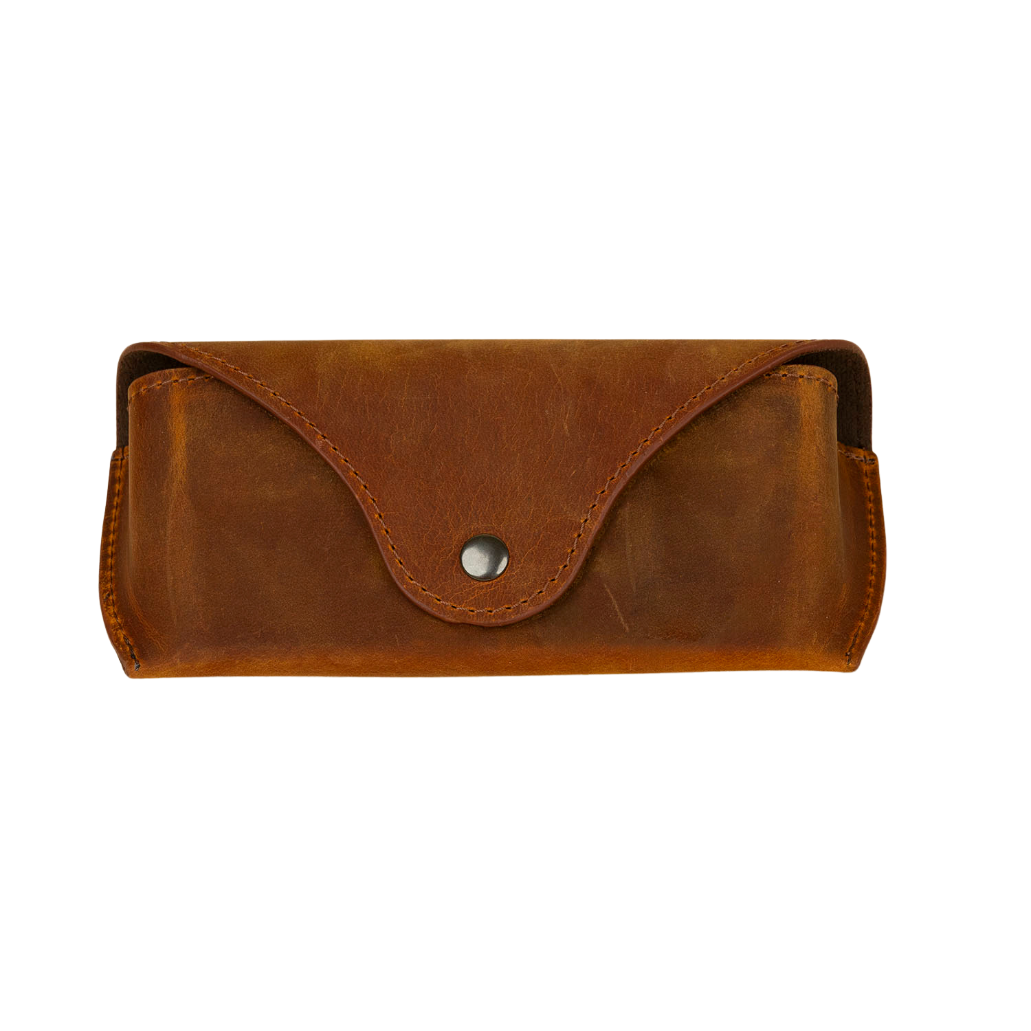 Premium Leather Eyewear Case - Dark Brown - Cambridge