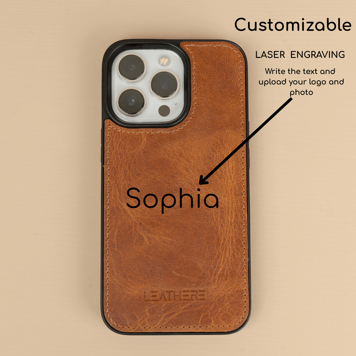 iPhone 16 Series Rustic Brown Leather Case - Austin